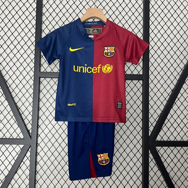 Camiseta Barcelona 1st Retro Niño 2008 2009